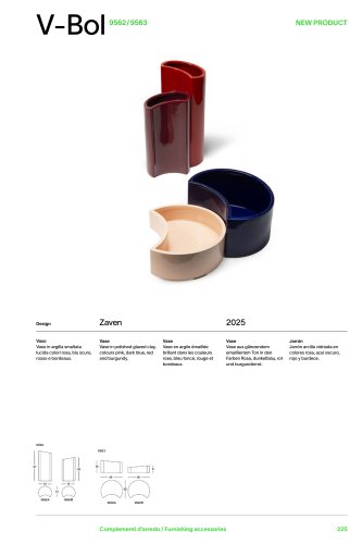 Catalogue 9562-9563 V-BOL