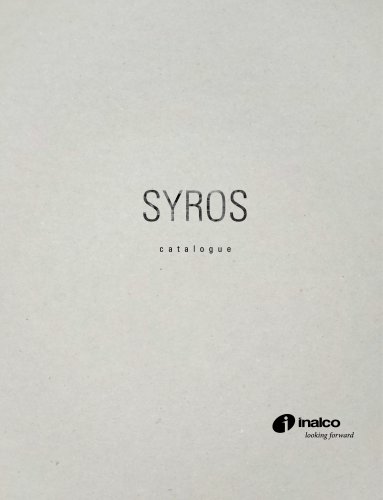 SYROS MONOGRPAHIC CATALOGUE