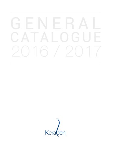 GENERAL CATALOGUE 2016/2017