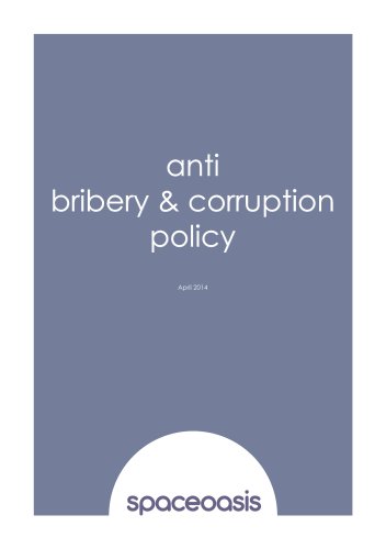 anti bribery & corruption policy