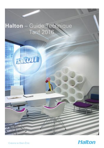 Halton – Guide Technique Tarif 2016