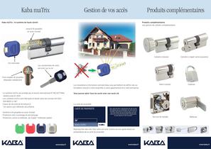 Cylindres de serrures - Kaba maTrix - 2