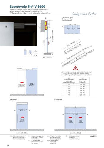 Scorrevole Fly® V-8600