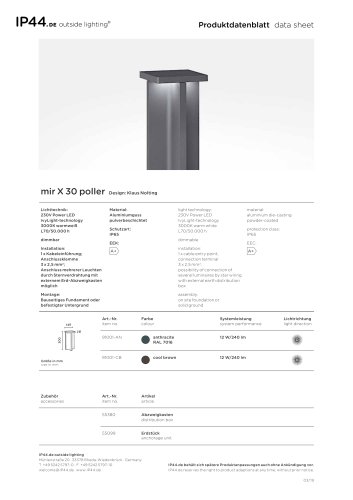 mir X 30 poller