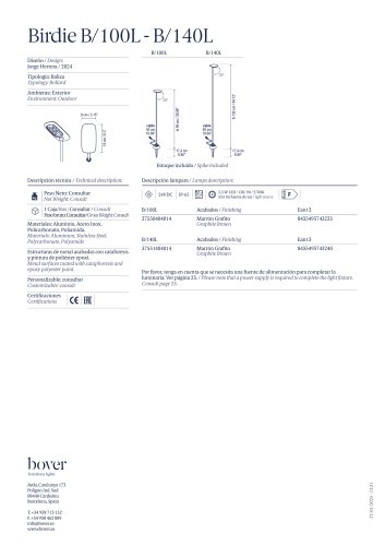 Birdie B/100L - B/140L