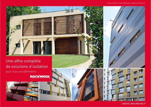 BROCHURE OFFRE COMPLÈTE SOLUTIONS D'ISOLATION