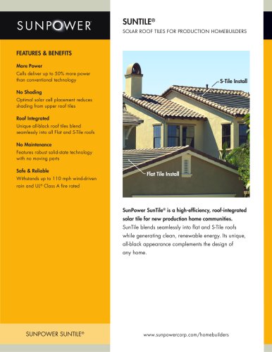 Residential Solar Roof Tiles