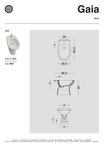 GAIA: Bidet