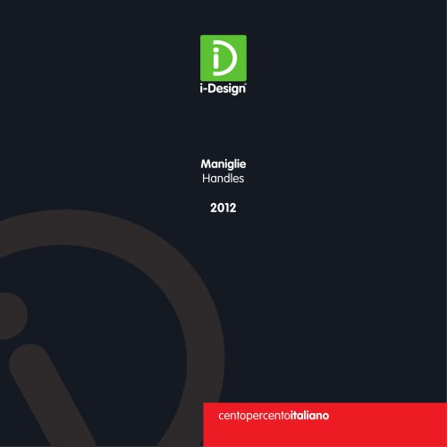 CATALOGUE i-DESIGN