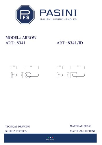 MODEL.: ARROW  ART.: 8341