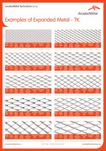 Examples of Expanded Metal - TK