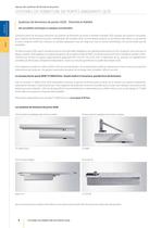 LES SYSTEMES DE FERMETURE DE PORTES GEZE : FERME-PORTES EN APPLIQUE, INTEGRES ET PIVOTS DE SOL - 4