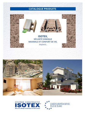 Catalogue produits blocs et planchers Isotex