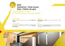 Gamme EXO vestiaires et dojos en ossature bois - 2