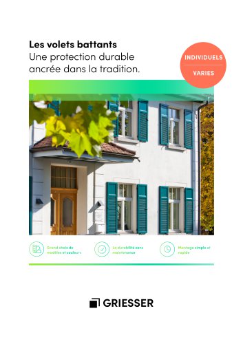 Brochure Focus Volets Battants