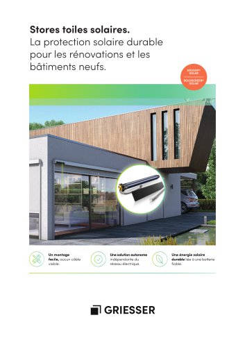 Stores toiles solaires