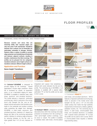 FLOOR PROFILES