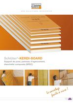 Schlüter® -KERDI-BOARD Support de pose, panneau d'agencement, étanchéité composite (SPEC) - 1