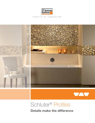 Schluter® Profiles Details make the difference