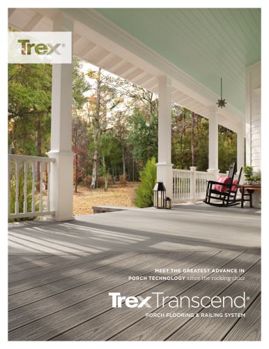 Trex transcend porch brochure