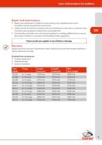 Informations utilisateur échelles - 9