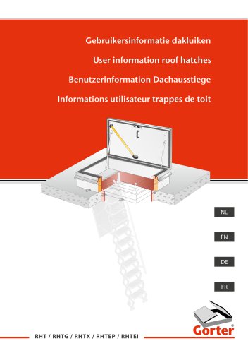 Informations utilisateur trappes de toit