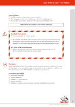 Informations utilisateur trappes de toit - 7