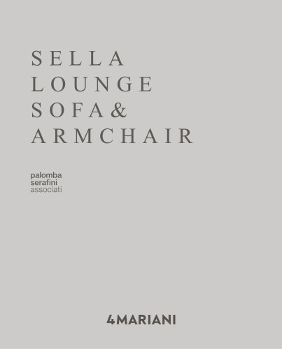 Sella lounge sofa & armchair