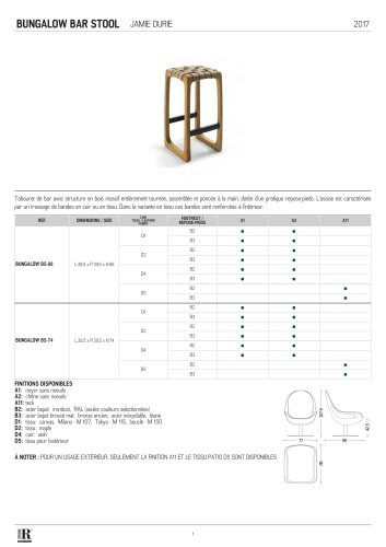 BUNGALOW BAR STOOL