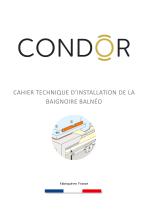 CAHIER TECHNIQUE D’INSTALLATION DE LA  BAIGNOIRE BALNÉO