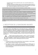 CAHIER TECHNIQUE D’INSTALLATION DE LA BAIGNOIRE BALNÉO - 8