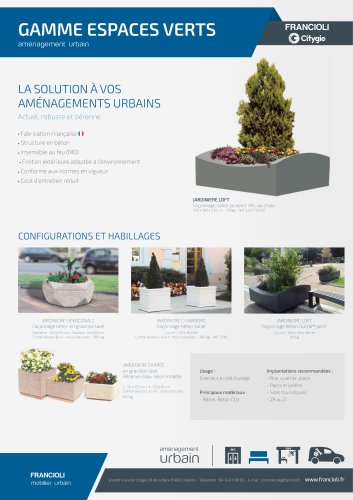 Gamme espaces verts