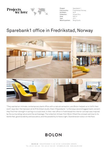 Sparebank1 office in Fredrikstad, Norway