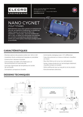 CYGNET AQUATIC NANO DATA SHEET