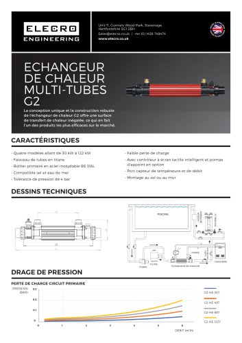 ECHANGEUR DE CHALEUR MULTI-TUBES G2