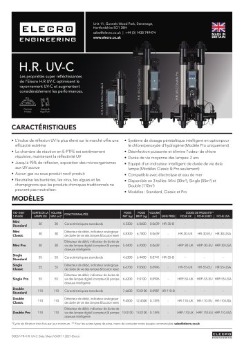 HR UV-C DATA SHEET