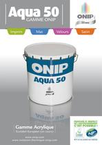 GAMME ONIP Aqua 50 Mat - 1