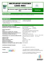 Souplonip Finition Lisse 9003 - 1