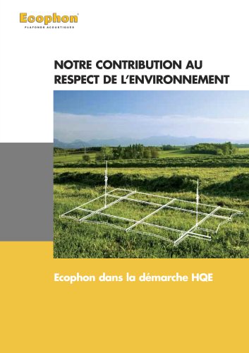 Ecophon dans la démarche HQE