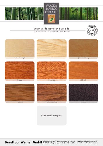 Werner Floors® Trend woods