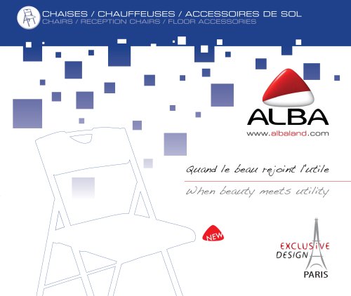 Catalogue Chairs - ALBA - 2012