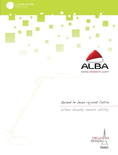 Catalogue Lighting - ALBA - 2012