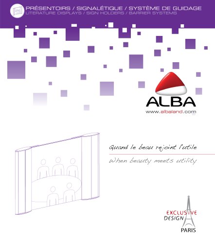 Catalogue Literature Displays & Signage - ALBA - 2012