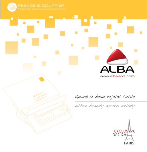 Catalogue Scales / Mailing - ALBA - 2012