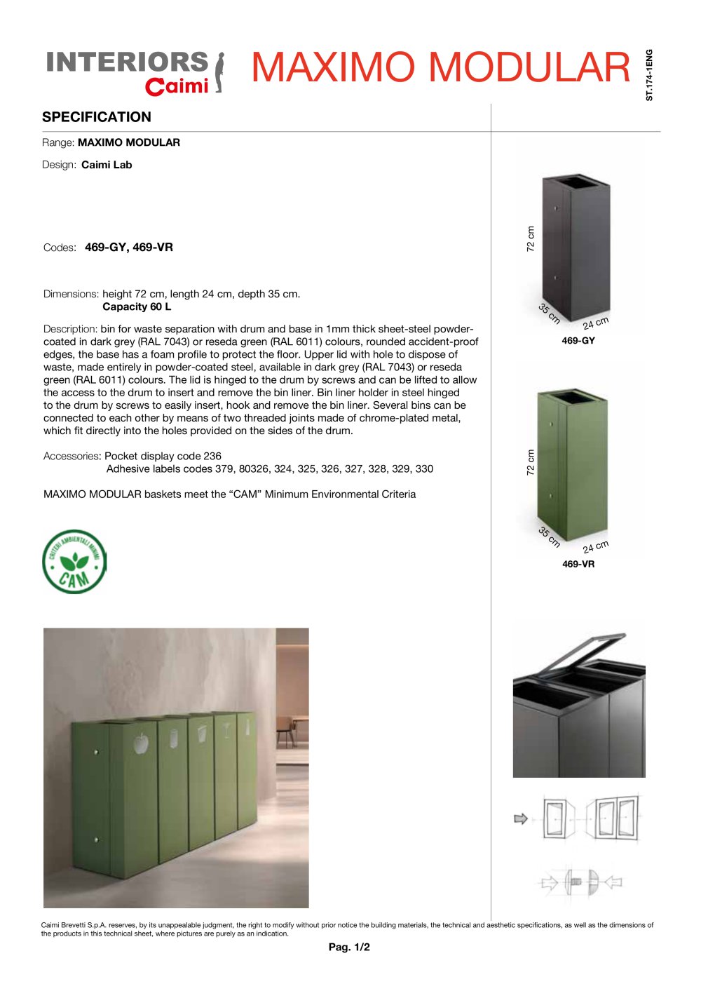 MAXIMO MODULAR - Caimi Brevetti SpA