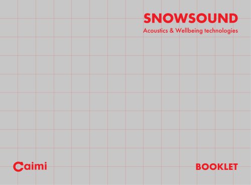 SNOWSOUND Booklet