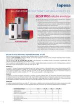 SERIE GEISER INOX - Catalogue commercial - 1