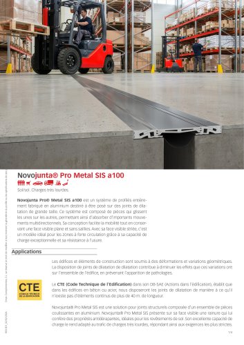 Fiche technique Novojunta® Pro Metal SIS a100