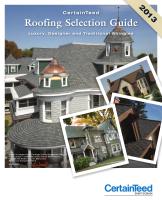 Roofing selection guid