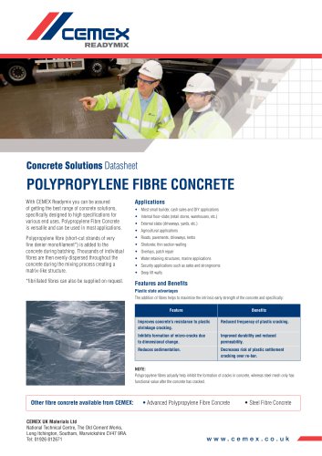 POLYPROPYLENE FIBRE CONCRETE